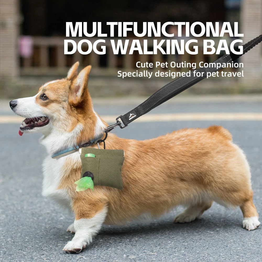 Dog snack bag outdoor travel bag for walking the dog, dog training bag, dog's carry bag when going out  Pet supplies