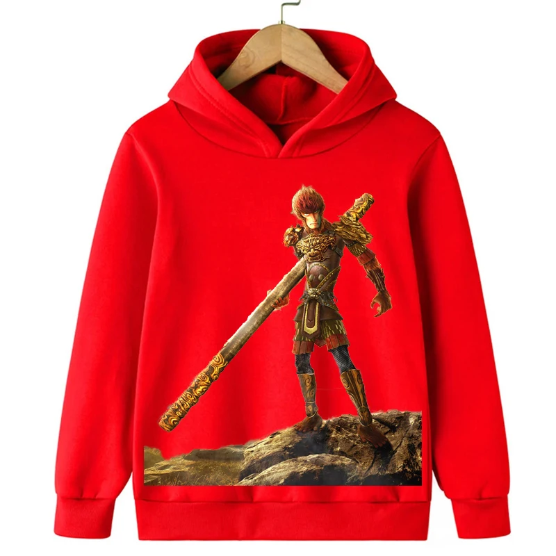 The Monkey King Spring Autumn New Kids Boys Hoodies Sweatshirts for Coats Teenager Boy Clothes Kid Girls Tops Kids Sport Hoodies