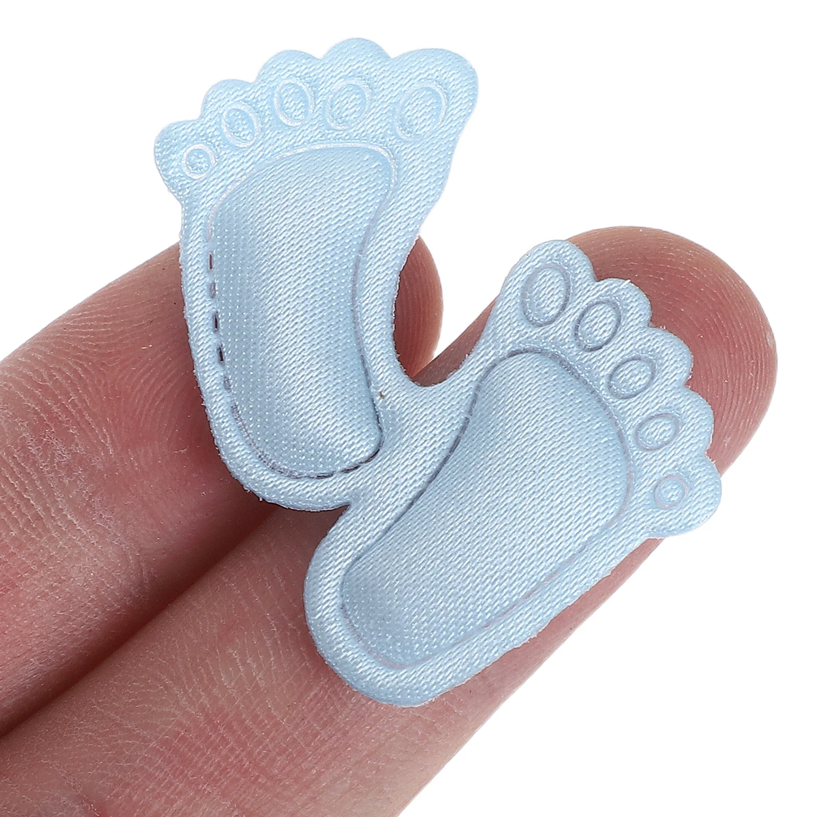 

200Pcs Gender Reveal Footprint Confetti Baby Shower Decorations Pink Blue Non-Woven Baby Table Scatter Birthday Celebration