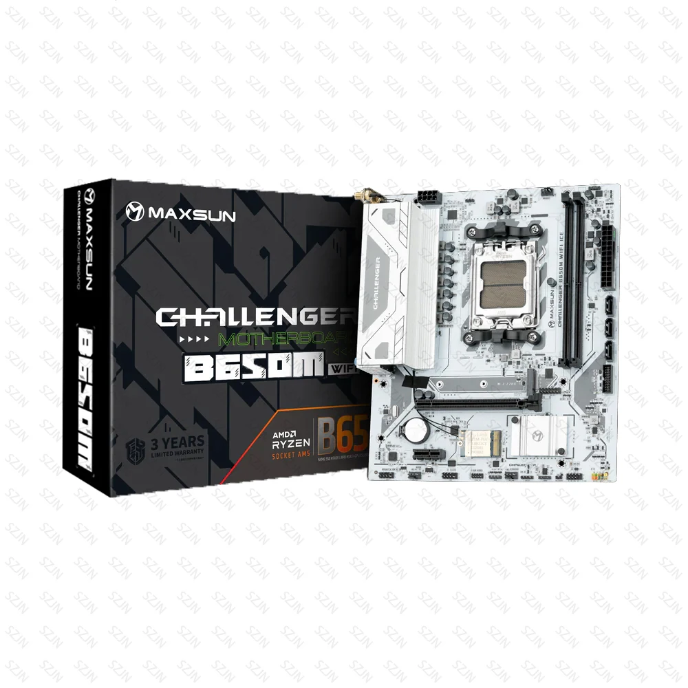 Maxsun B650 Motherboard MS-Challenger B650M WIFI ICE Support Ryzen