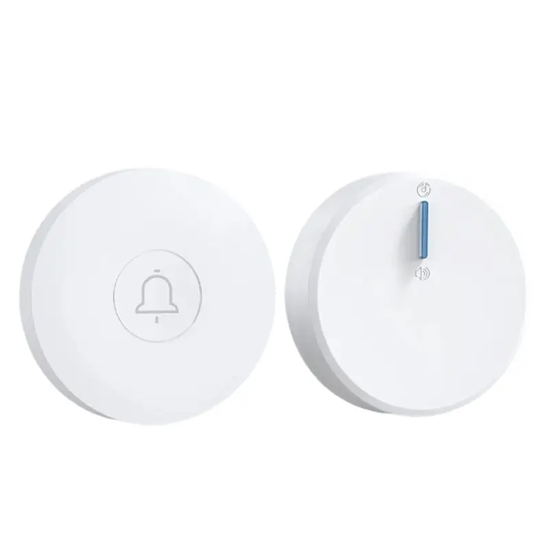 

AA94-Новый беспроводной дверной звонок с автономным питанием, водонепроницаемый домашний умный дверной звонок, 38 мелодий, пульт дистанционного управления 150 м для пожилых людей