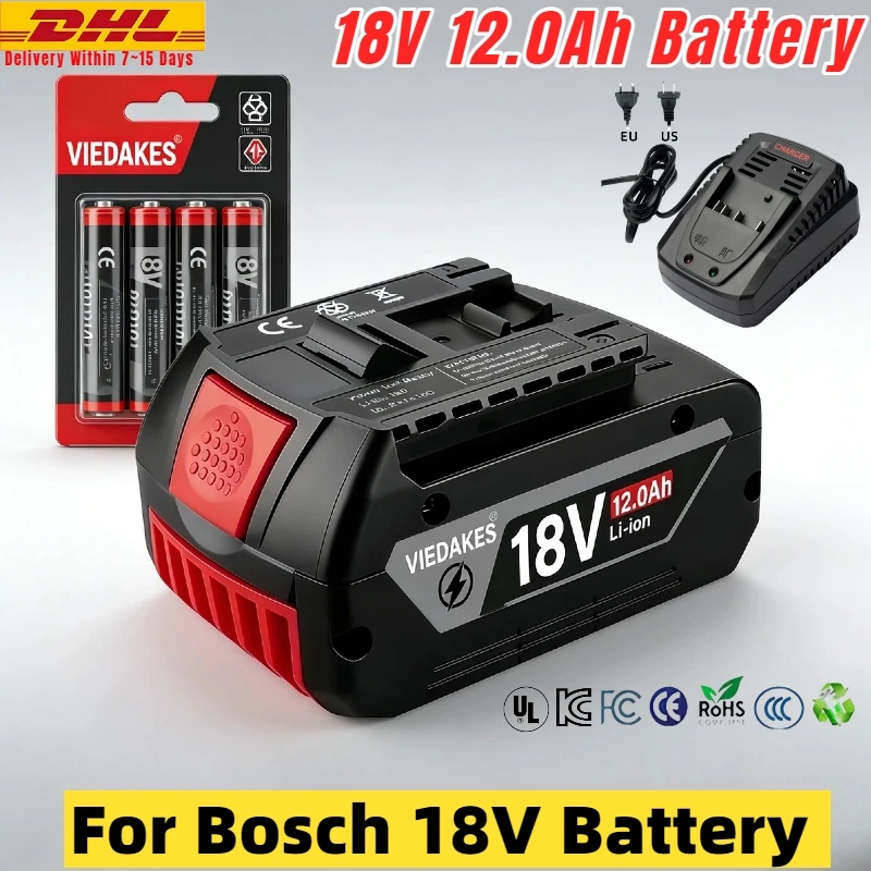 

18V 6000mAh Replacement Batteryfor Bosch 18V Professional Systeem Tools18650Li Bat618 Gba18v80 18650 Cell high capacity.
