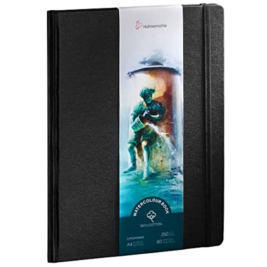 

Альбом для акварели, 100% хлопок, холодный пресс, 250 г/м², формат А4, портретное расположение