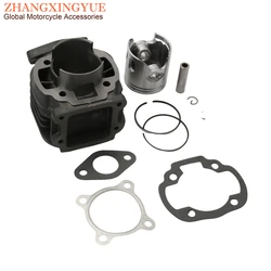 Scooter 70cc Big Bore Cylinder Kit For Mbk Booster 50 Next One Rocket Spirit Track Stunt 50cc 47mm / 10mm 2-Stroke