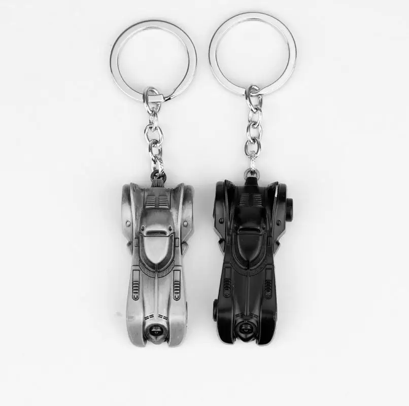 Batman Superheld Anime Peripherie Batmobil Beweglicher Metall Schlüsselanhänger Schlüsselanhänger Anhänger Dekoration Zubehör Kinderspielzeug Geschenke