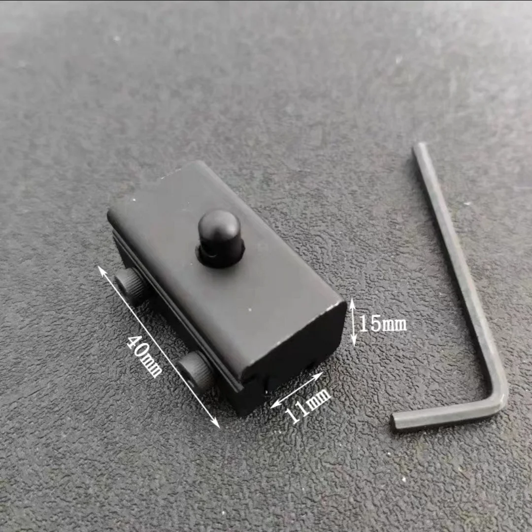 11mm Rail Mount Bipod Sling Swivel Stud Adapter High Riser Base Toy Gun Accessories