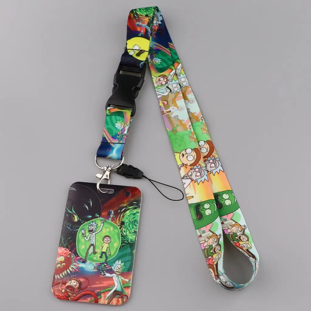 Cartoon Cute Corgi Dogs Lanyard For Keys ID Credit Bank Card Cover Badge Holder Phone Charm Key Lanyard Keychain Accessories