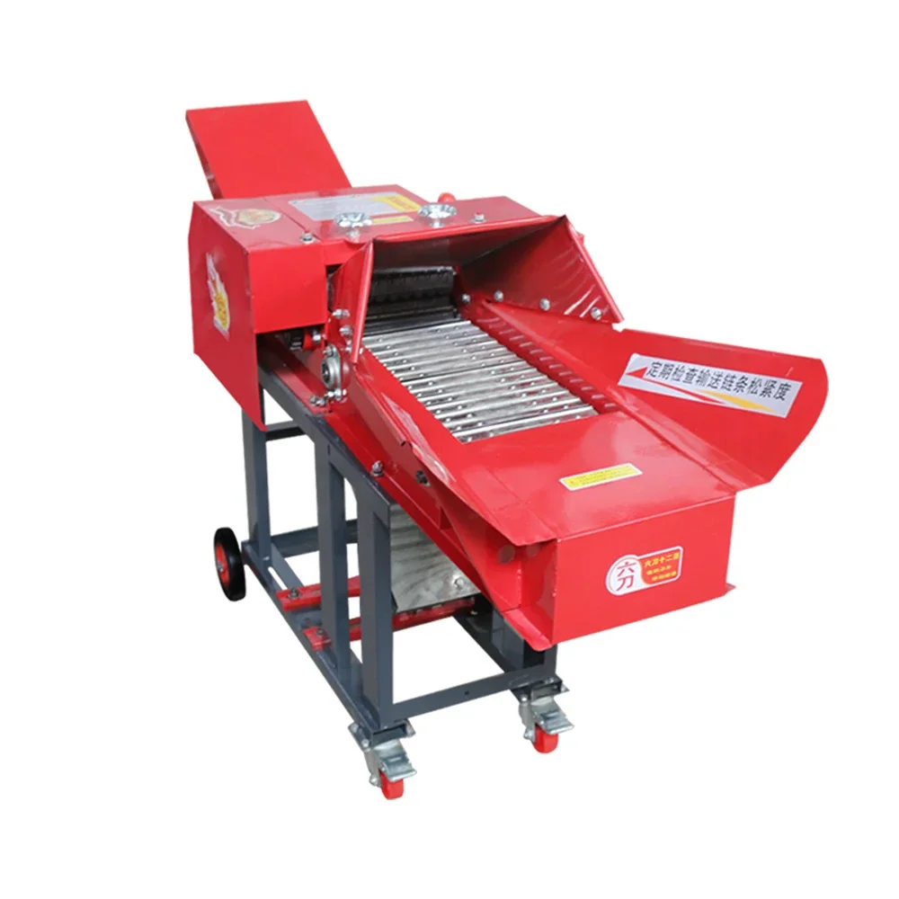 Multifunctional Diesel Grass Chopper Machine Mini Gear Forage Cutter Animal Feed Farm Hay Cutting Machine