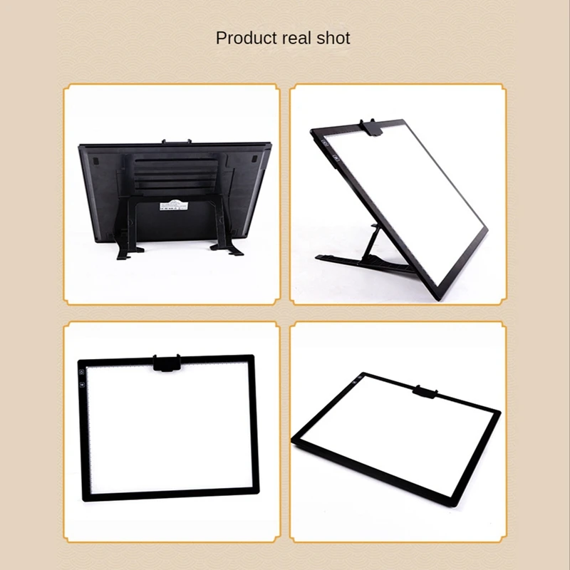 Светодиодная копировальная доска с питанием от батареи A3 и подставкой, портативная светодиодная доска идеально подходит для копирования, каллиграфии