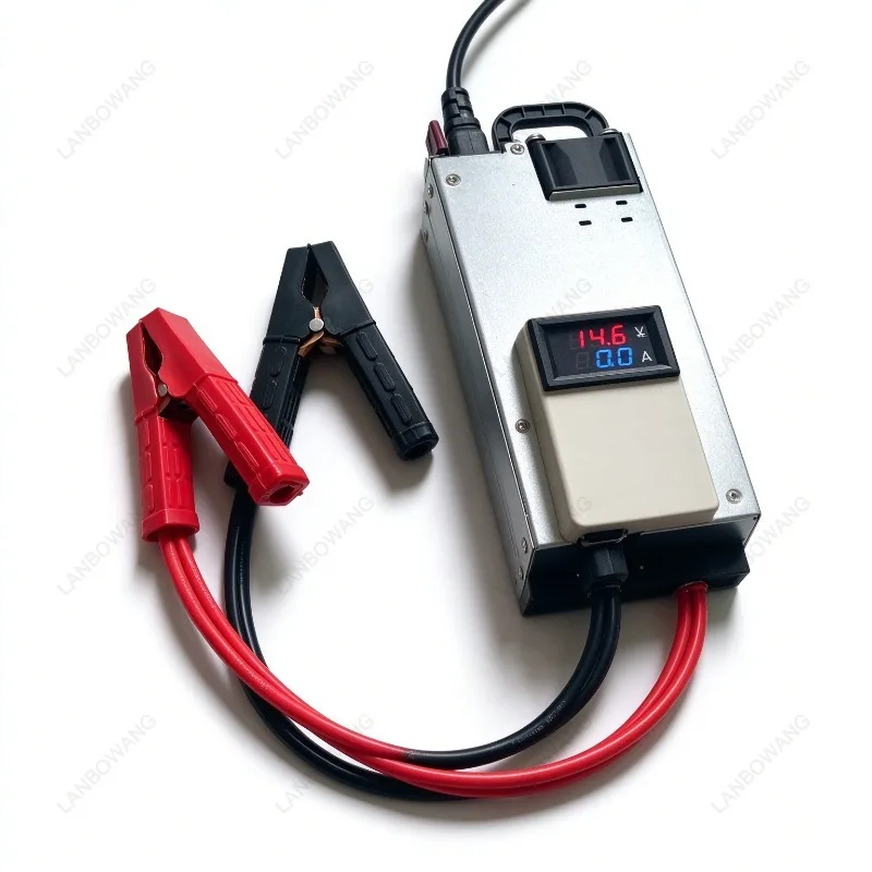 12.6V 14.6V 100A Anti-reverse Charger, High Power Stabilized Supply for LiFePO4 & Ternary Lithium Battery Car Programming