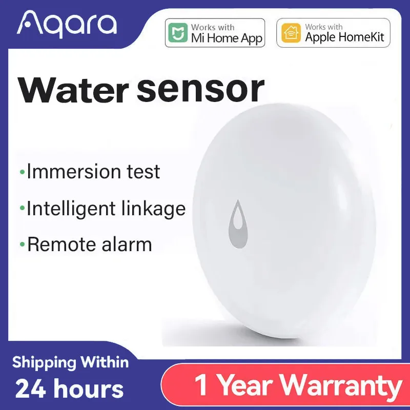 

Aqara IP67 Water Immersing Sensor Zigbee Flood Water Leak Detector Alarm Security Soaking Sensor Waterproof For Mi Home Homekit