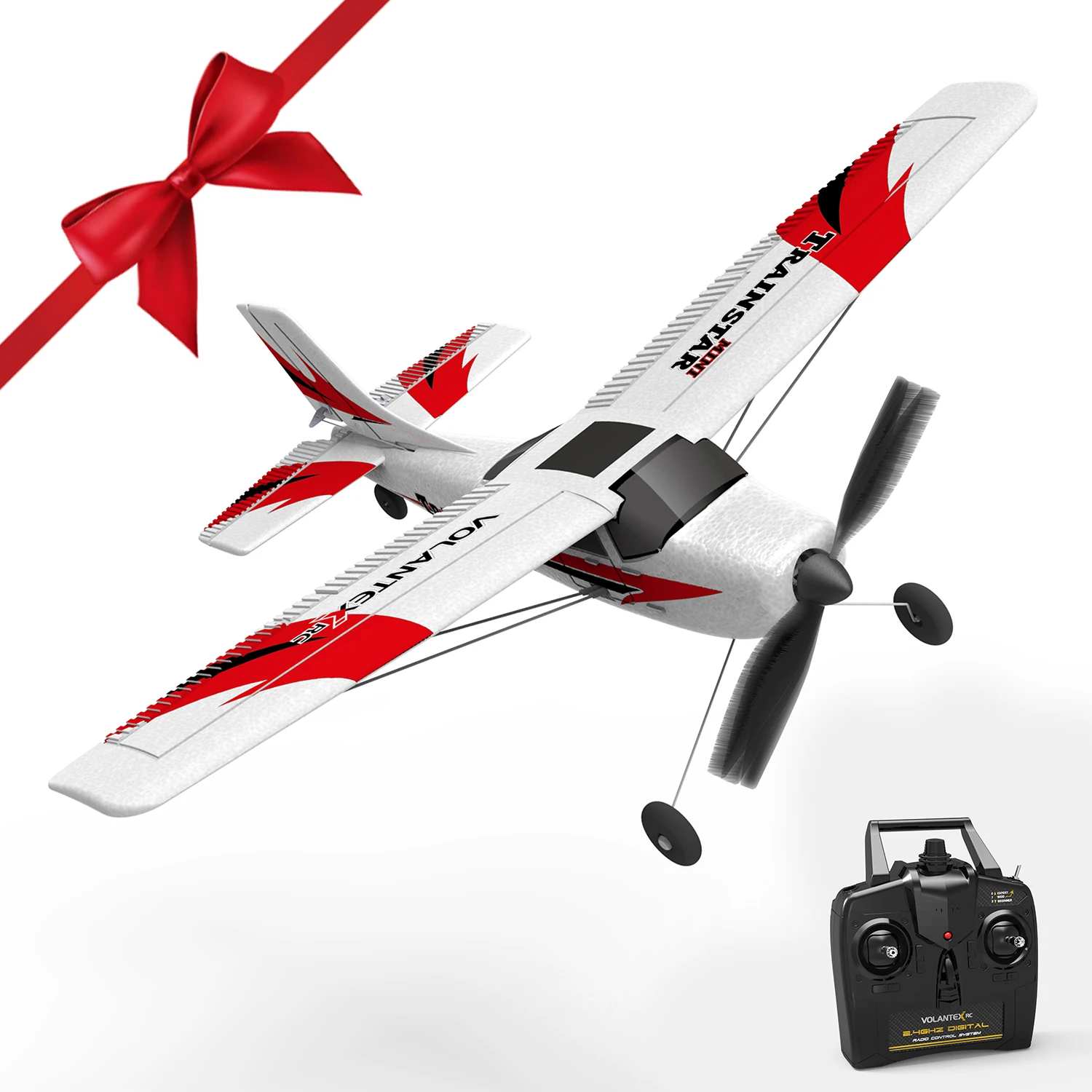 Trainstar Mini 400 3CH RC Airplane RTF with Xpilot Stabilizer One-key Aerobatic Fixed-wing Outdoor Toys For Children Kids