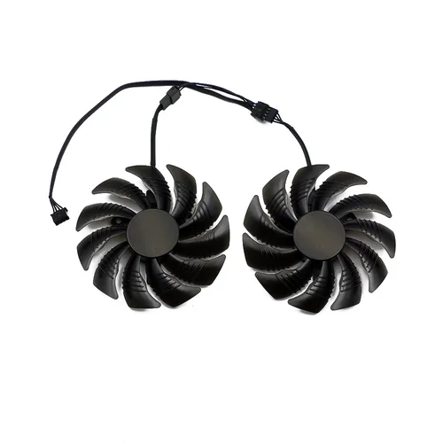 Imagen 2 del producto T T T 129215 Ventilador para tarjeta gráfica SU 88mm GPU Cooler para tarjetas REDEON AORUS RX 480 470 580 570 GIGABYTE RX570 RX580 AORUS como reemplazo