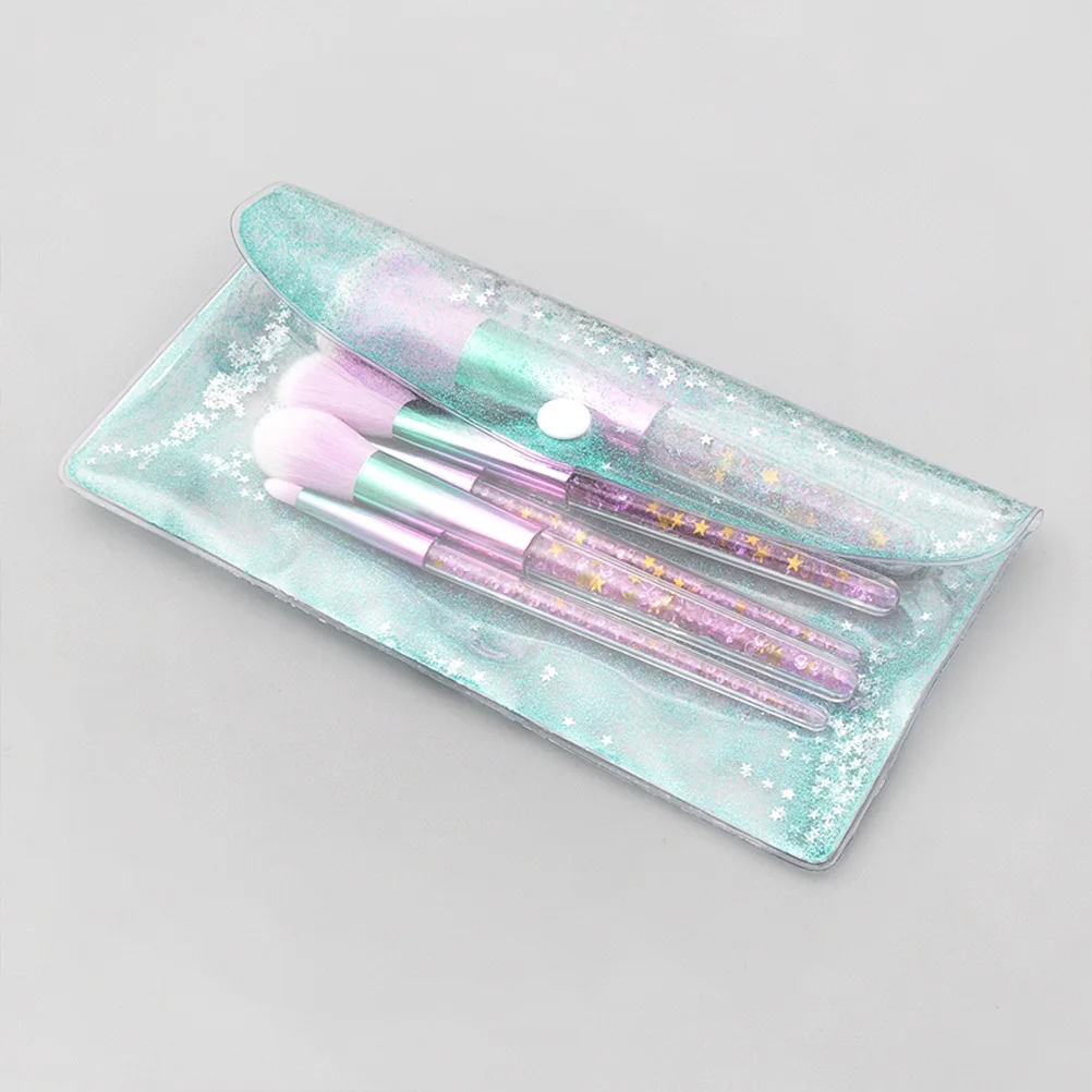 

5Pcs Professional Makeup Brush Set Ultra Soft Synthetic Bristles Even Blending Daily Wear Cosmetics Accessories for Female