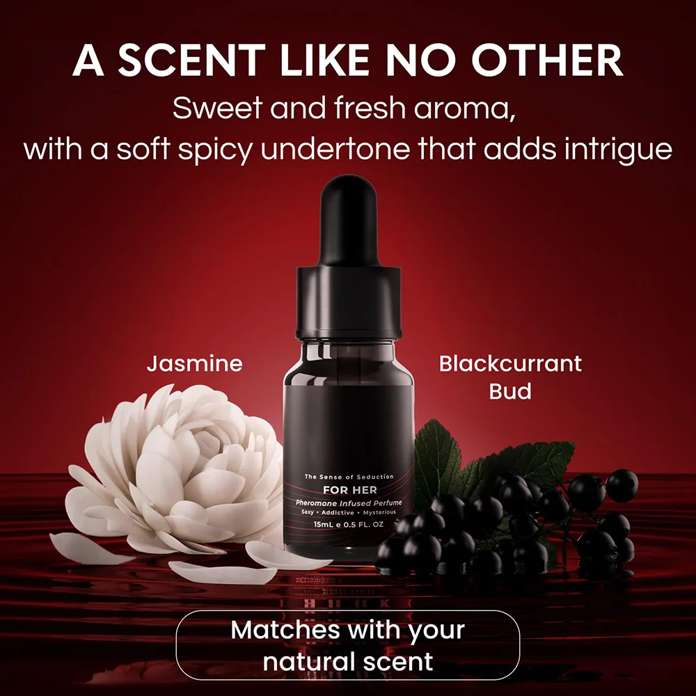 2025 Profumo originale ai feromoni da donna - Fragranze da donna a lunga durata con gelsomino e rosa - Aroma dolce e piccante - Vegano