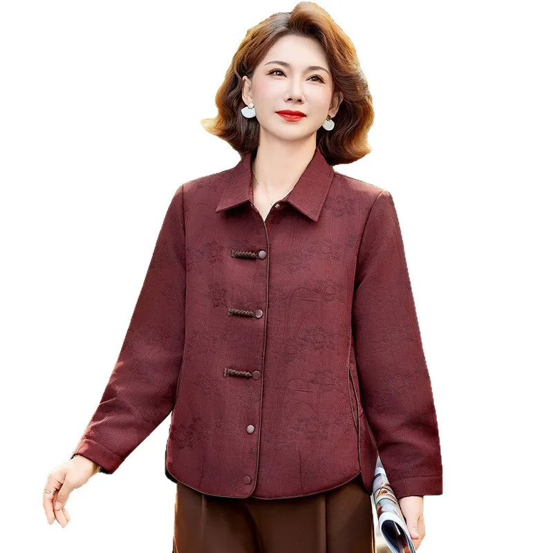 long-sleeve-women-coat-satin-jacquard-jacket-lapel-collar-chinese-blouse-novelty-daily-casual-soft-clothes-vintage-button-shirts