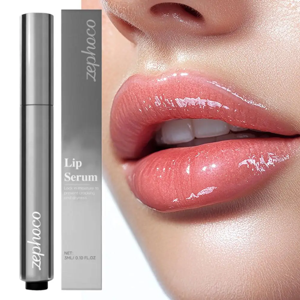 ملمع شفاه كوري بحمض الهيالورونيك لتكبير الشفاه، سيروم زيتي مرطب عميق لزيادة الحجم بشكل مكثف، منتج تجميل كوري لتكبير الشفاه
