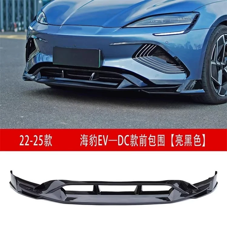 

For Seal EV-DC 22-25 Modified Front Rear Lip Side Skirt Tail Wing Body kit Gloss Black Surround
