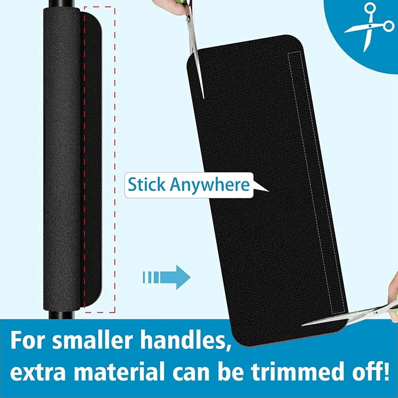 Refrigerator Door Handle Covers, Set Of 4, Keep Your Kitchen Appliance Clean From Smudges, Drips, Food Stains (Black)