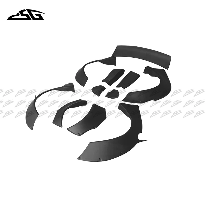 

Автомобильный задний бампер, спойлер Canard Splitter для BMW 3 серии E92 M3 FRP, конверсия LB, широкое боковое колесо, нож для бровей, комплект кузова