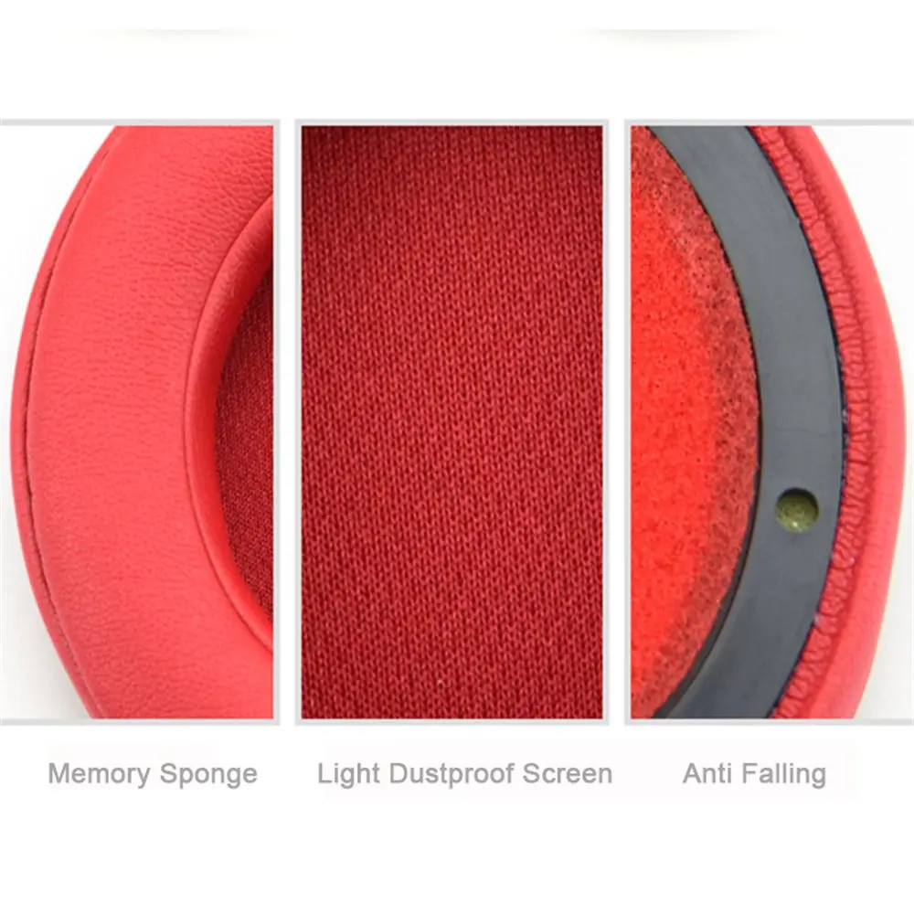 1 Pair Ultra-soft Earmuffs Foam Replacement Cushion Earbuds Cover Ear Pads For Beats Studio 2 3 Wired Wireless