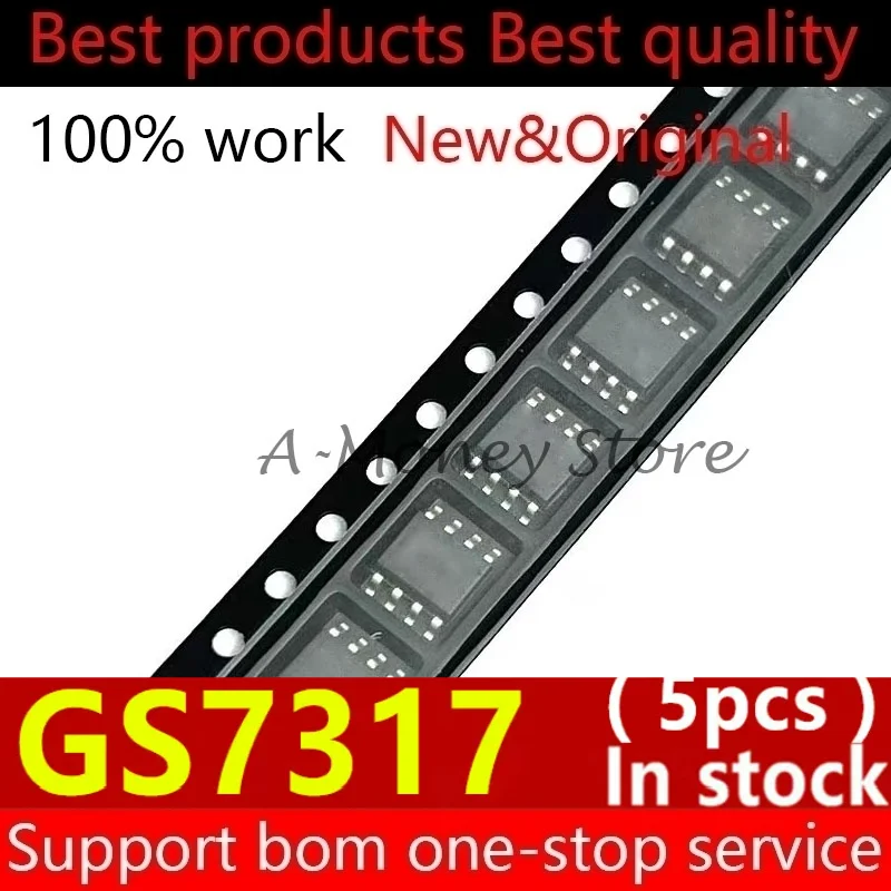 GS7317 7317 GS7317HSO-R Sop-8, 5pcs