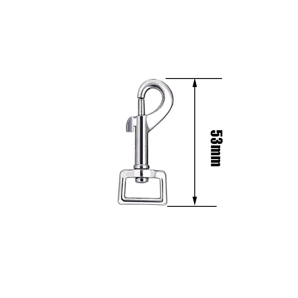 1 sztuk obrotowy zatrzask haki, Heavy Duty kwadratowe oczka zapięcie klamra spust klip uniwersalny wiosna Pet klamra, breloczek do łączenia
