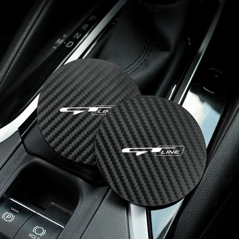 Car Interior Articles Water Cup Pad Protector Accsesories For KIA Sportage Rio Ceed Morning Proceed K5 Sorento Picanto Optima