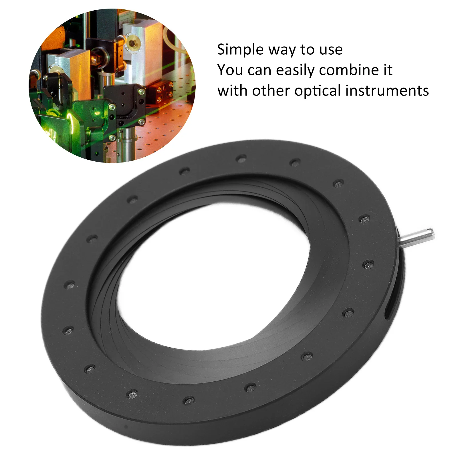 

Diaphragm Optical Accessories SK44 2‑44mm Diaphragm Sturdy Optical Module Variable Manual Industrial Aperture Diaphragm