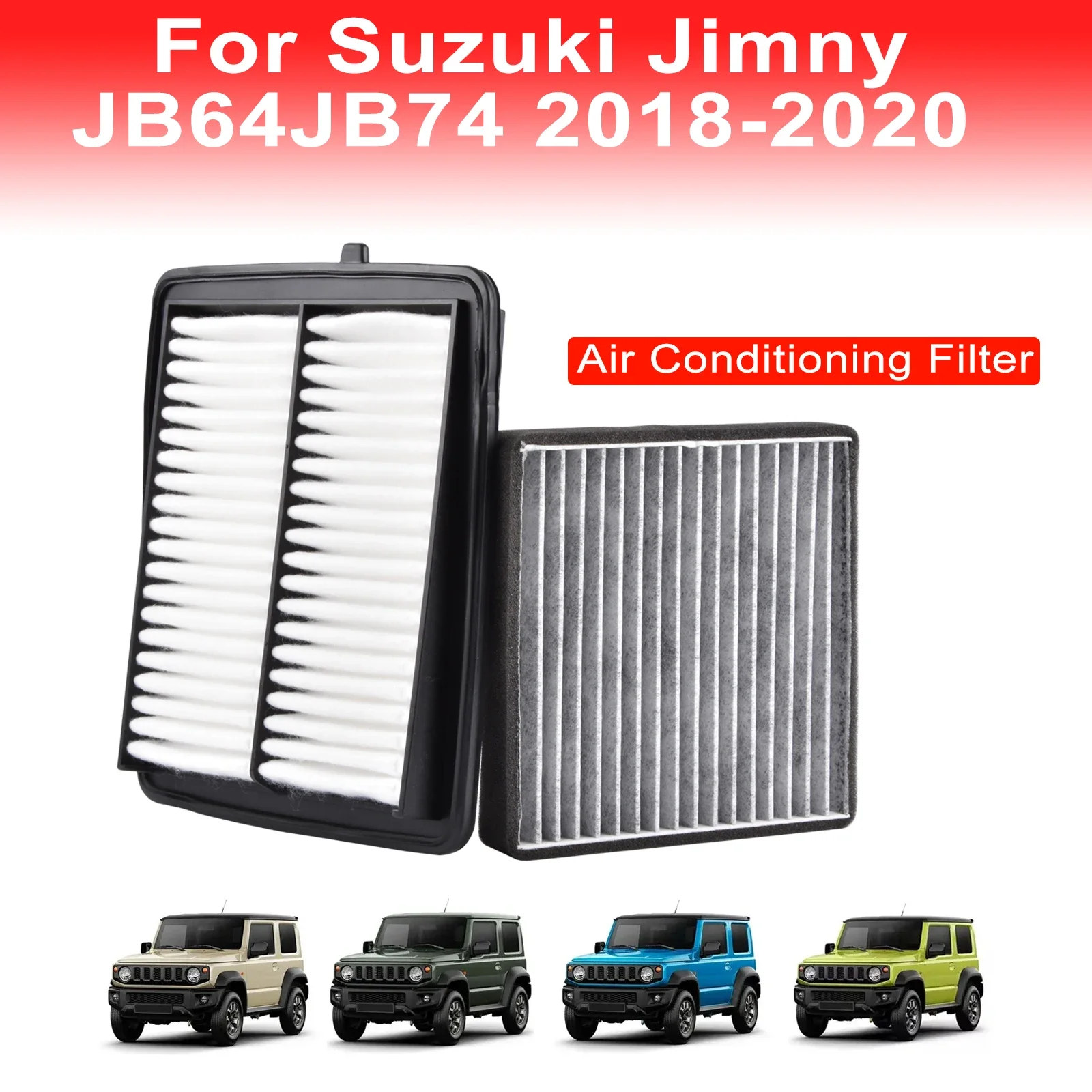 

Air Filter conditioning Filter Contains activated carbon particles For Suzuki Jimny JB64 JB74W 2019-2022 Car Accessories