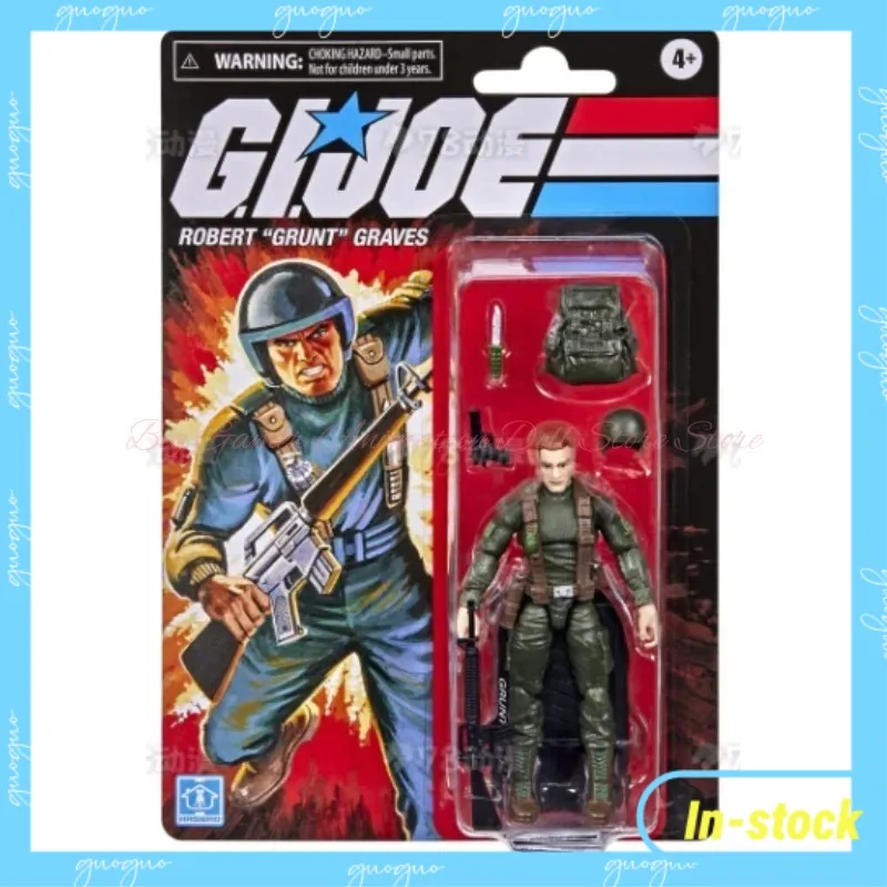 

В наличии: Hasbro G.I. Коллекционная ретро-фигурка Joe Classified Series: Роберт "Грънт" Грейвс, персонаж аниме, модель игрушки