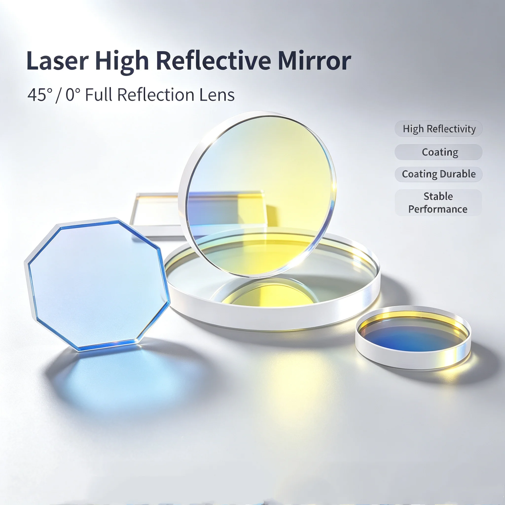 355Nm Ultraviolet All-Reflecting Laser Mirror Infrared Marking Internal Engraving Picosecond Spot Welder Uv Inkjet Printer