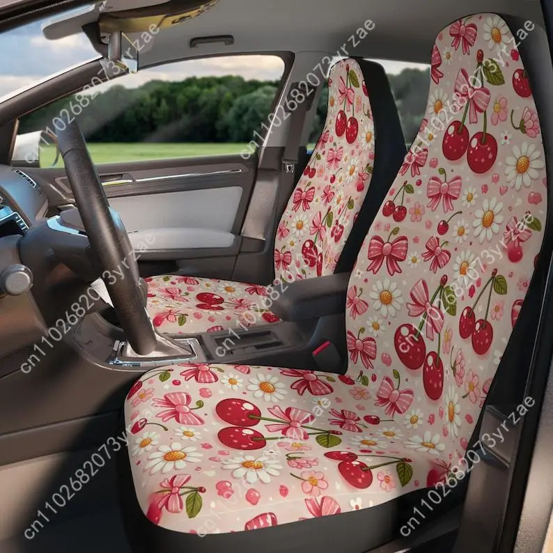 

Cherry Car Seat Covers Universal Environmentally Friendly Interior Decorations Comfortable Breathable Car Seat Covers