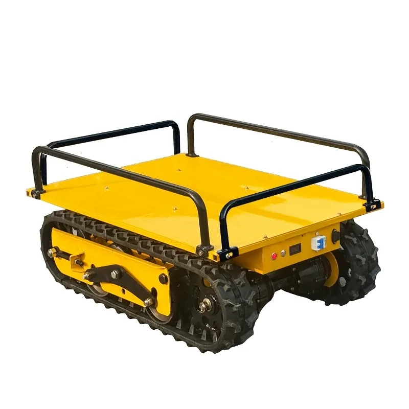 Remote control crawler transporter Small agricultural remote control brushless motor Creeper chassis assembly All-terrain