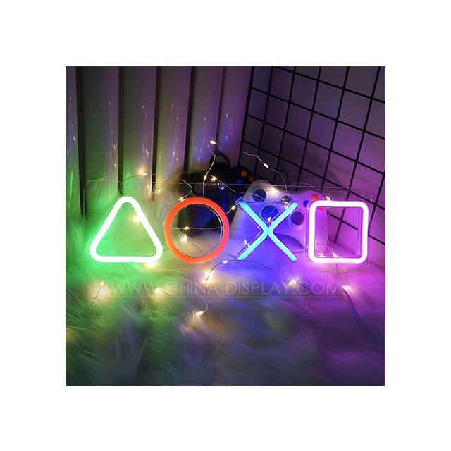 Gaming room decoration neon sign custom led flexible neon light up sign