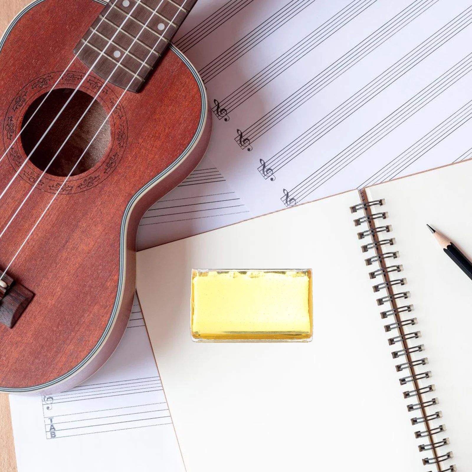 

Natural Violin Rosin Block Professional Portable Dust-Free Violin String Maintenance Tool High Viscosity for String Instrument