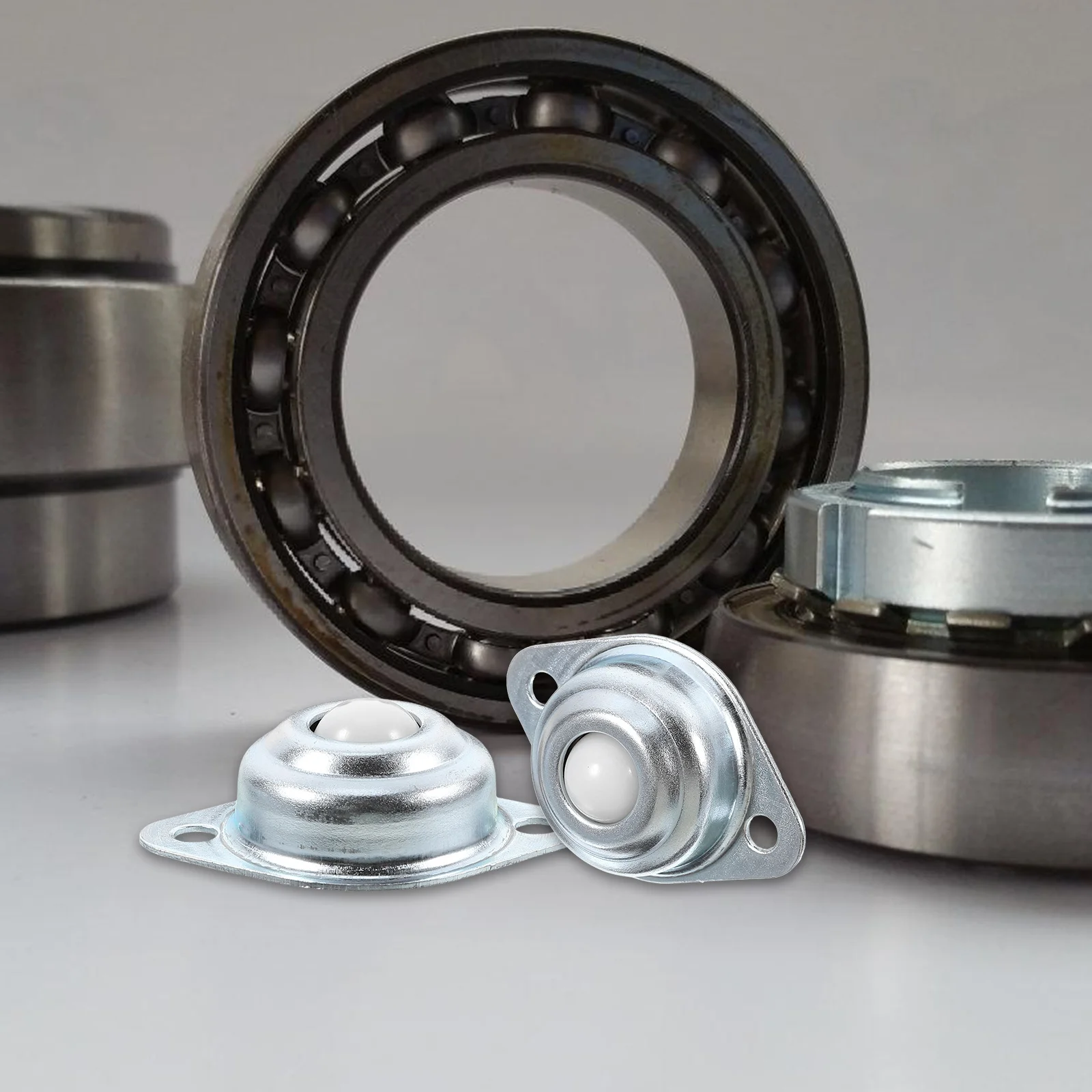 12 قطعة محمل كروي نايلون الأثاث الأجهزة الصغيرة عجلة نقل دوارة تحمل عملية سلسة منخفضة الضوضاء