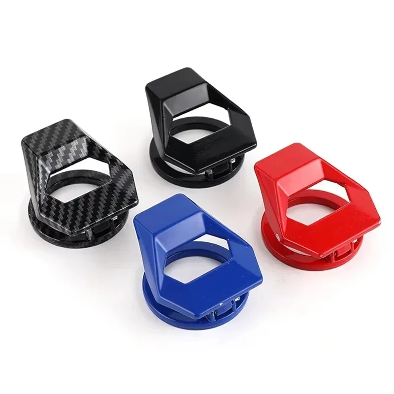 محرك السيارة بدء إيقاف التبديل الغطاء الواقي اكسسوارات السيارات الزخرفية دفع زر لزجة غطاء السيارة الداخلية تصفيف السيارة