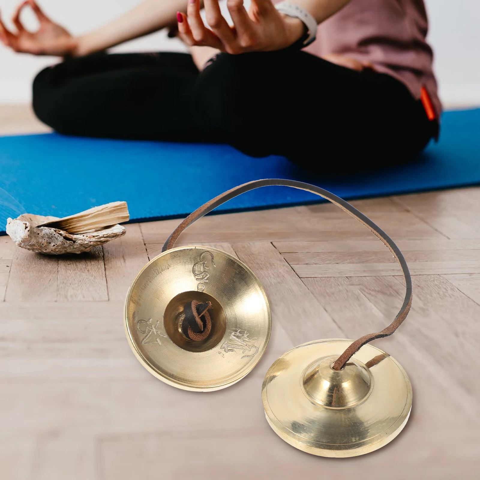 

Cymbal Bell Bronze Yoga Religious Ceremony Tibetan Vintage Copper Handbells Percussion Instrument Sound Chime Durability