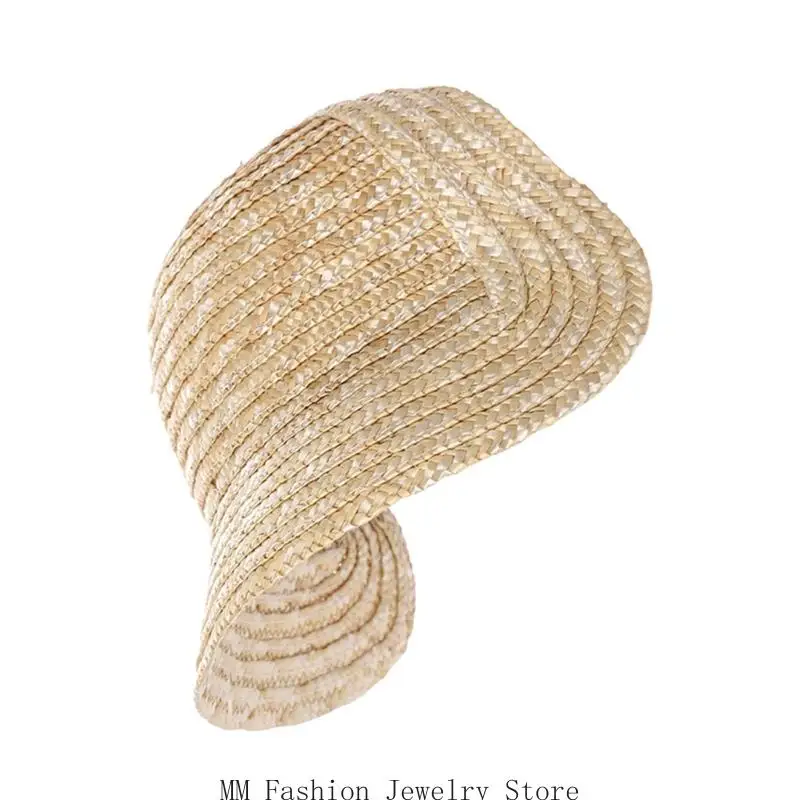 D0UB Straw Bonnet Craft Hat Base For Women Victorian Styles Event Carnivals Shows Hat