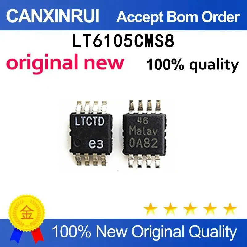

(5-100 pieces)Brand new original LT6105CMS8 silk screen LTCTD package MSOP-8 spot chip IC