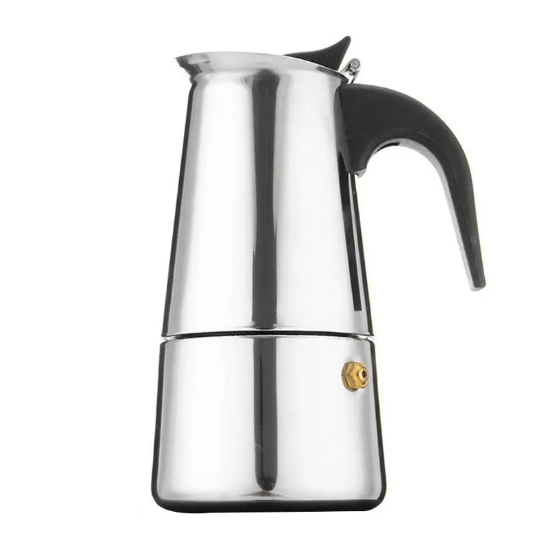 

200ml Portable Stainless Steel Pot Espresso Coffee Pot with Small Electric Stove Filter Percolator Coffee Kettle