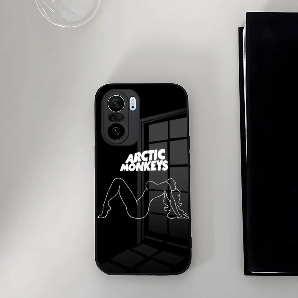 جراب هاتف زجاجي للقرود في القطب الشمالي ، غطاء لشاومي 14 12 لايت برو 13 11T لايت ، بوكو M6 M5 X6 X5 X3 NFC F5 F6 Pro ، عرض خاص #4