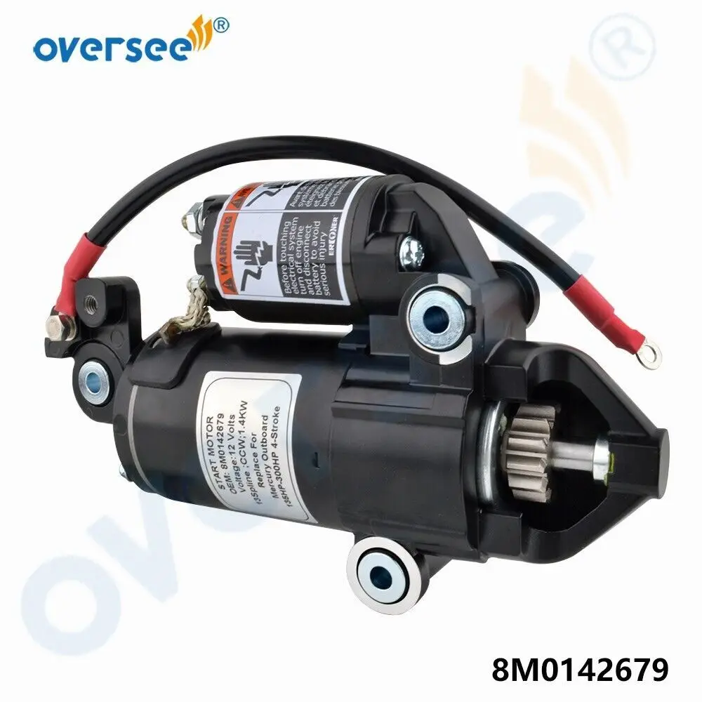 

Oversee Starter Motor 8M0142679 For Mercury V6 V8 175-200-250-300HP Outboard Engine