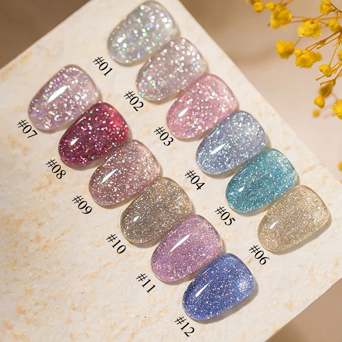 

1-12 шт. 15 мл Осенний гель-лак для ногтей Magic Diamond с УФ-светодиодной отверждения Праздничный женский подарок для дизайна ногтей Ежедневные принадлежности DIY Салонный комплект