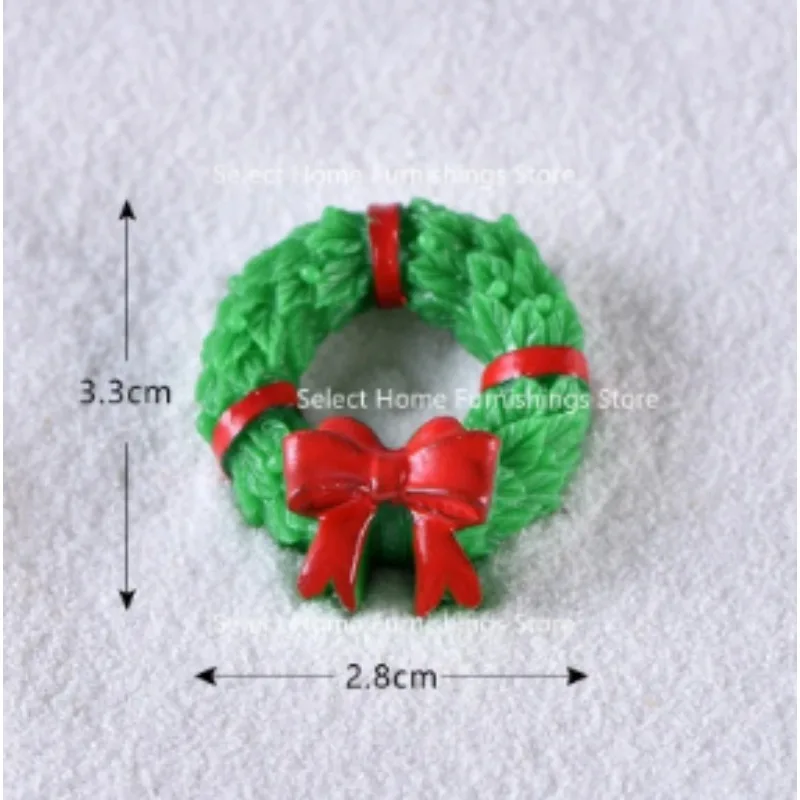 

Подходит для сани Санта-Клауса, мини-пейзаж, снег, украшение для аквариума, рождественские чулки, подарок, колокольчик, снеговик, аквариум