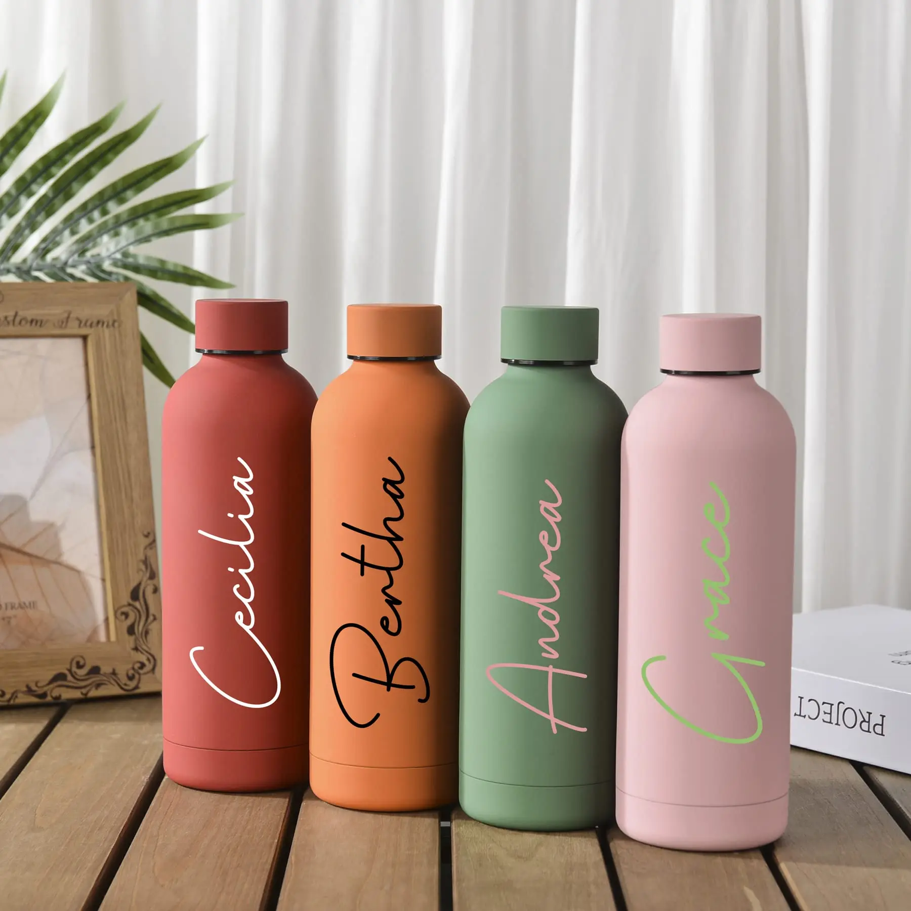 مخصص بهلوان من الفولاذ المقاوم للصدأ غطاء شخصية معزول درينكوير زجاجة ماء حراري هدية الزفاف مدرسة صديقة Termos #4