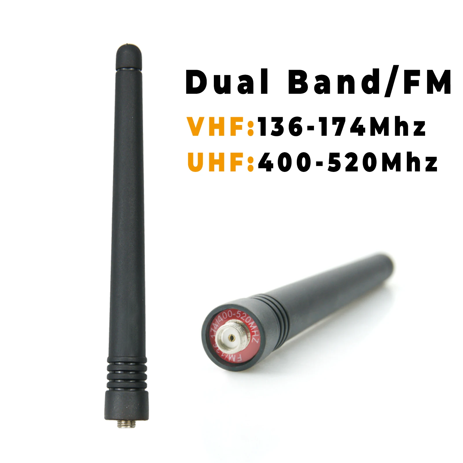 Dual Band Vhf Uhf 136-174/400-520Mhz Antenne Voor Baofeng UV-5R UV-82 UV-9R Plus F8hp Handheld Walkie Talkies