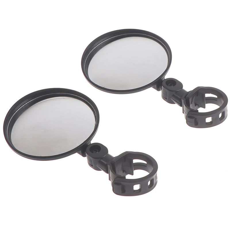 2Pcs Bicycle Mirror Handlebar Rearview Mirror Wide Angle 360 degree Rotate