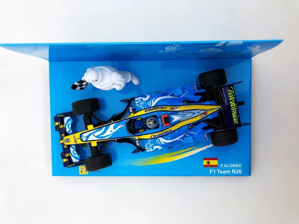 Minichamps 1:43 F1 2006 R26 F.Alonso بريطانيا محاكاة طبعة محدودة الراتنج المعادن ثابت سيارة لعبة مجسمة هدية